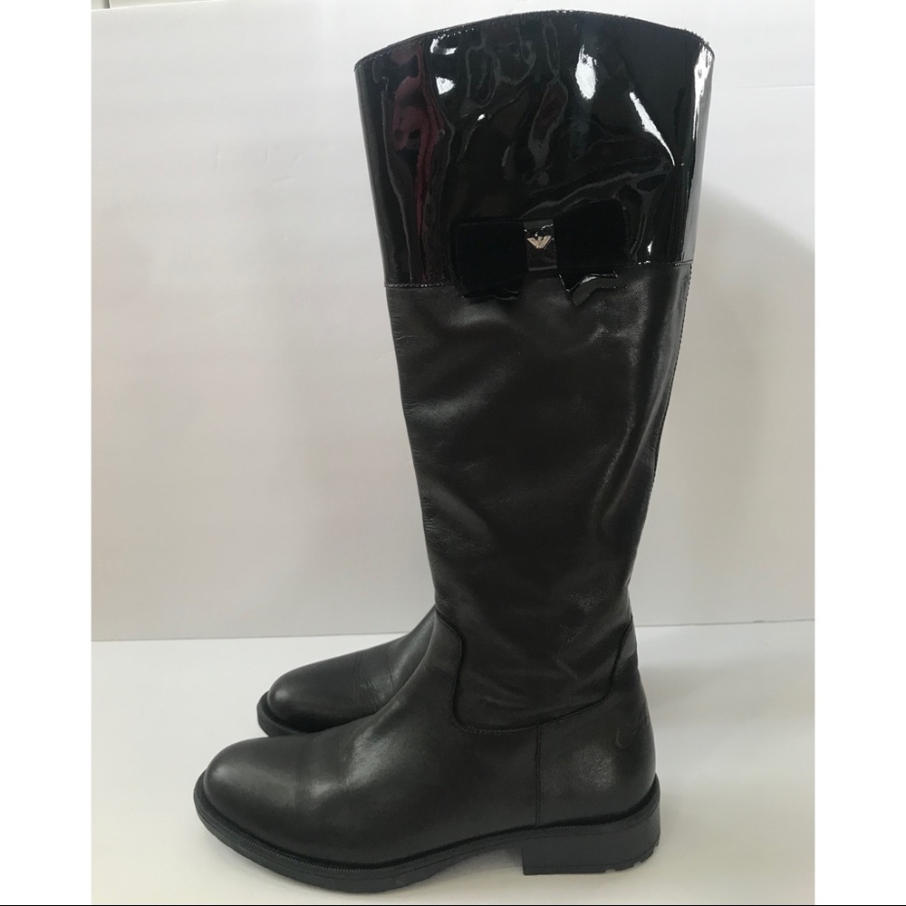 Emporio Armani leather boots